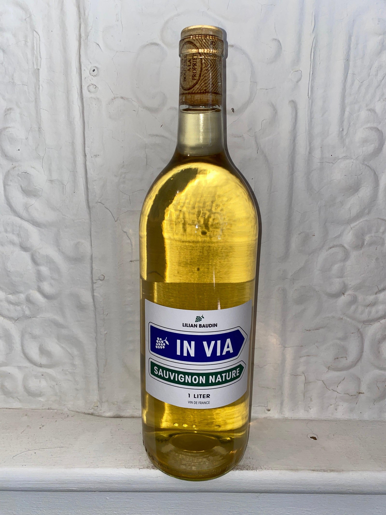 In Via Sauvignon Blanc Ltr., Lilian Baudin 2019 (Loire Valley, France)-Wine-Bibber & Bell
