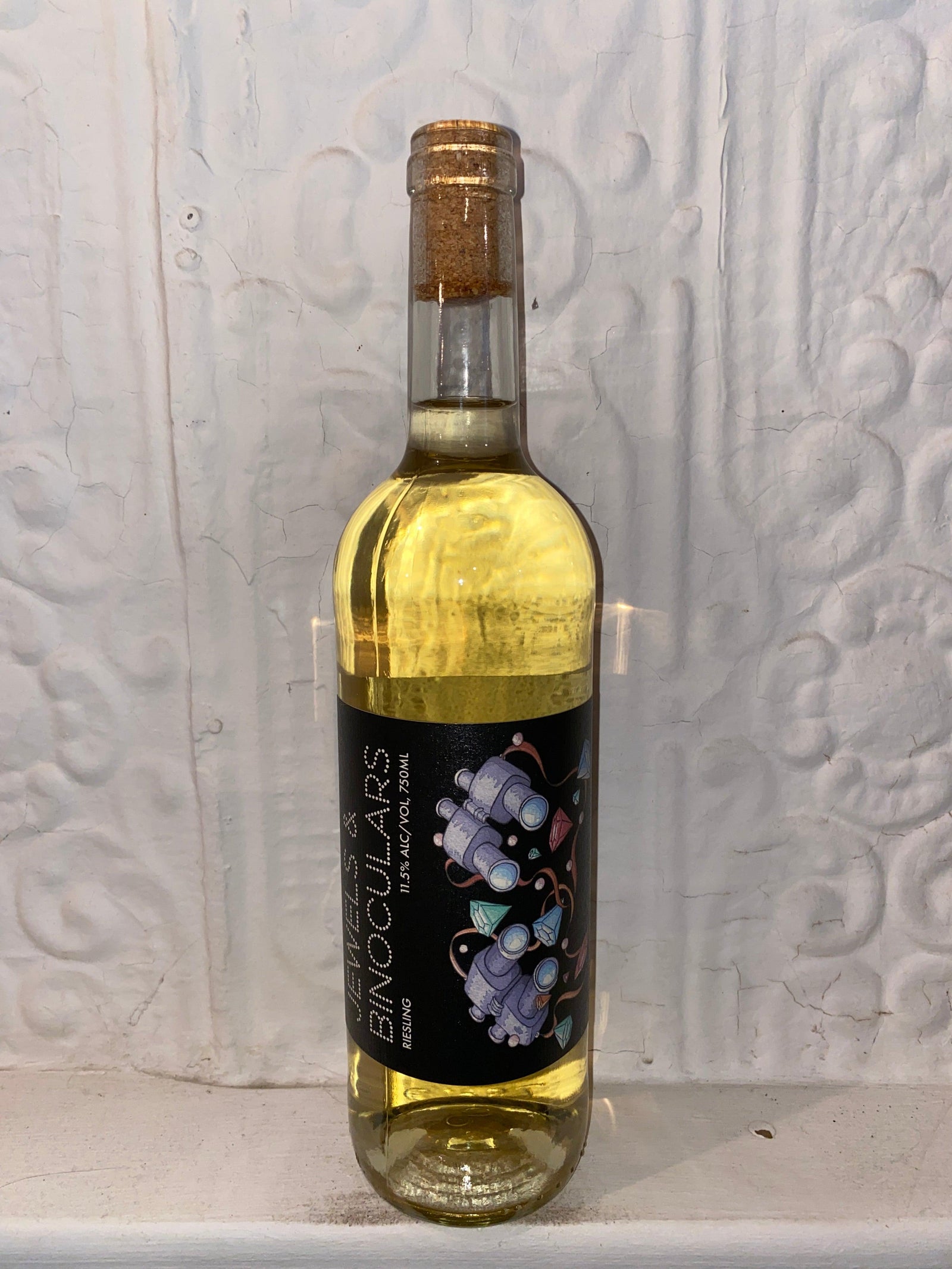 Jewels & Binoculars Riesling, Barry Family Cellars NV (Finger Lakes, New York)-Bibber & Bell