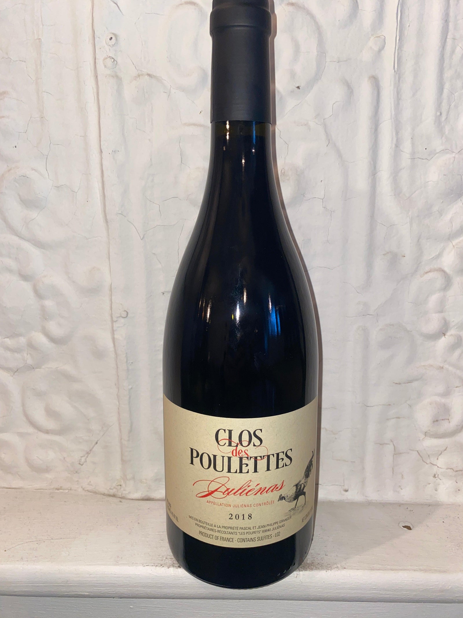 Julienas Clos des Poulettes, Granger 2018 (Beaujolais, France)-Bibber & Bell