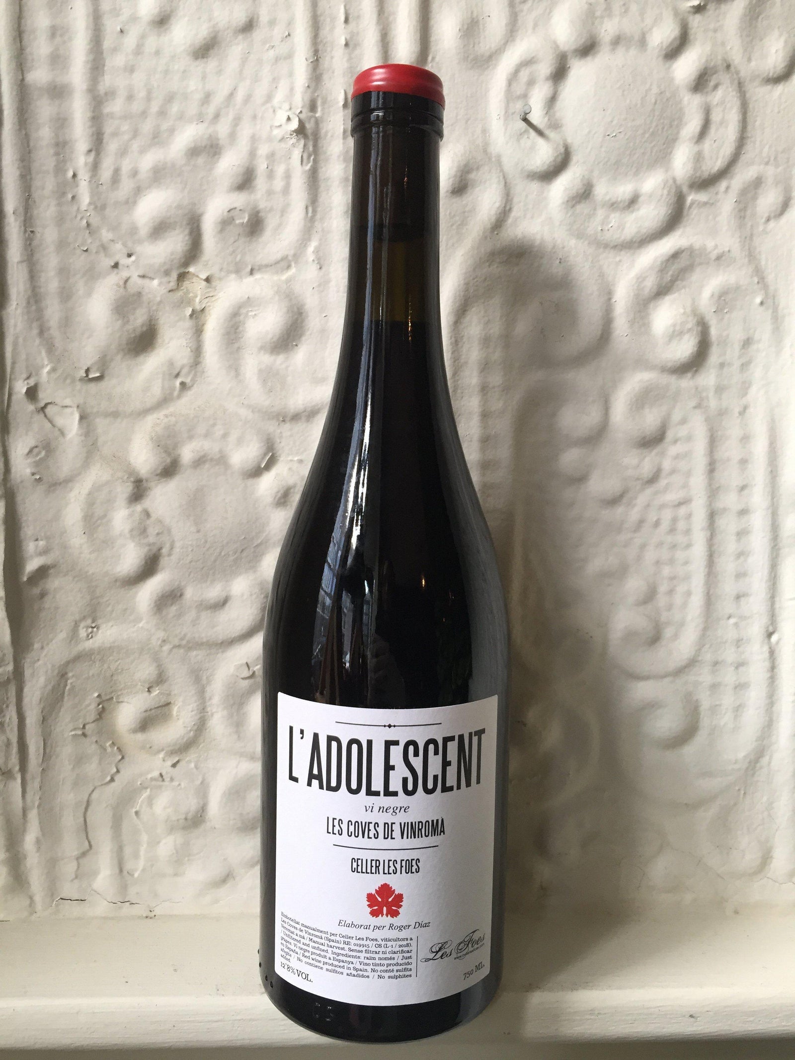 "L'Adolescent", Celler Les Foes 2018 (Valencia, Spain)-Wine-Bibber & Bell