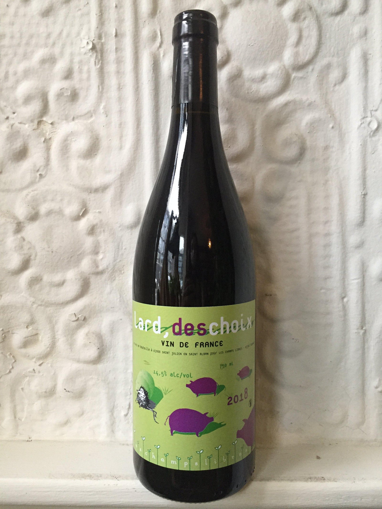 Lard des Choix Rouge, Les Champs Libres 2018 (Rhone, France)-Wine-Bibber & Bell