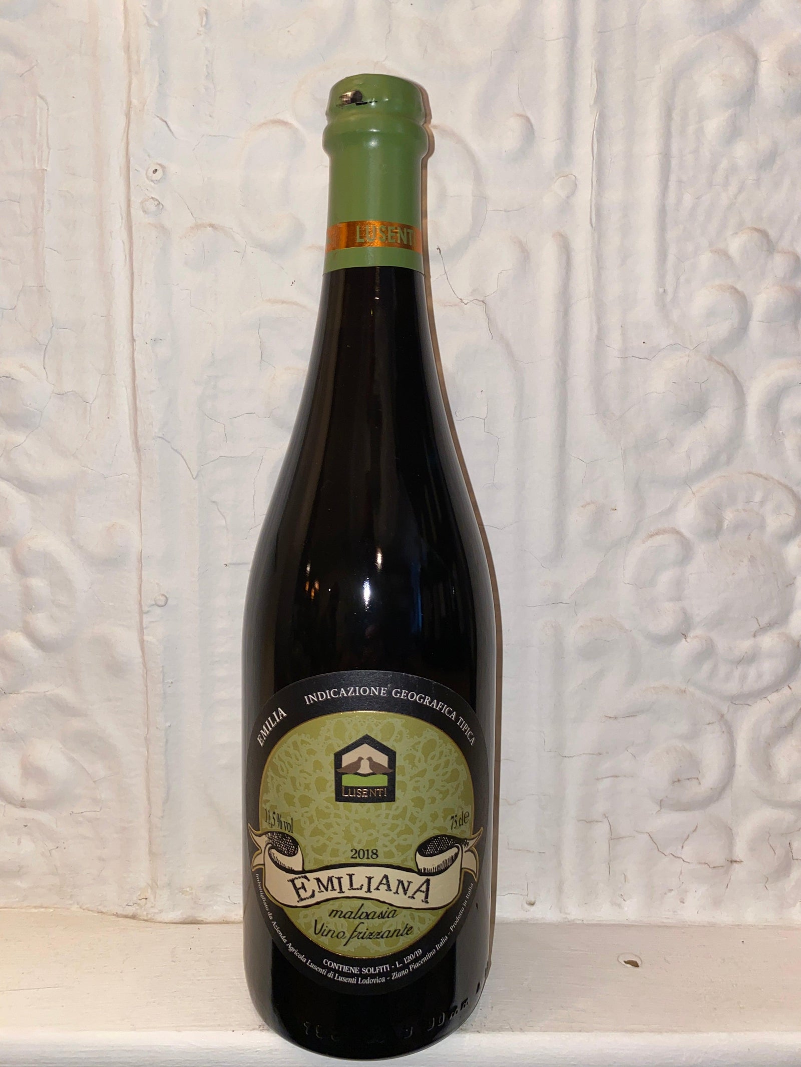 Malvasia Frizzante Secco, Lusenti 2018 (Emilia-Romagna, Italy)-Bibber & Bell