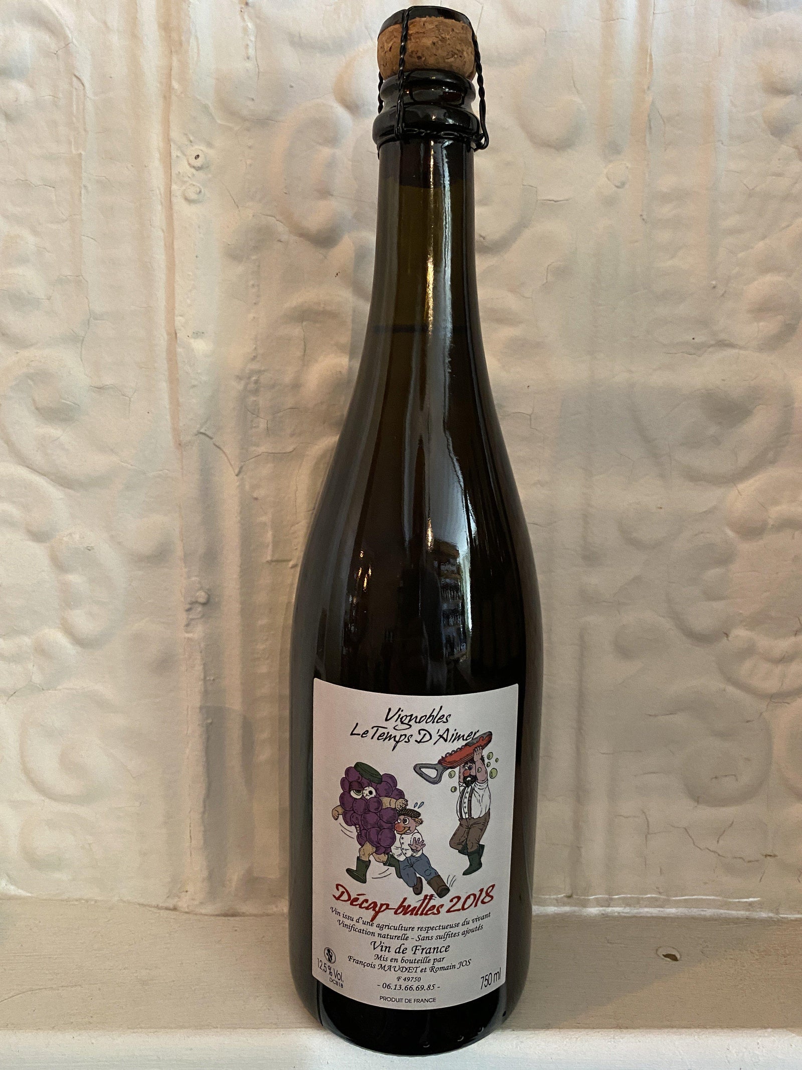 Melon Pet-Nat "Decap Bulles", Le Temps d'Aimer 2018 (Loire, France)-Wine-Bibber & Bell