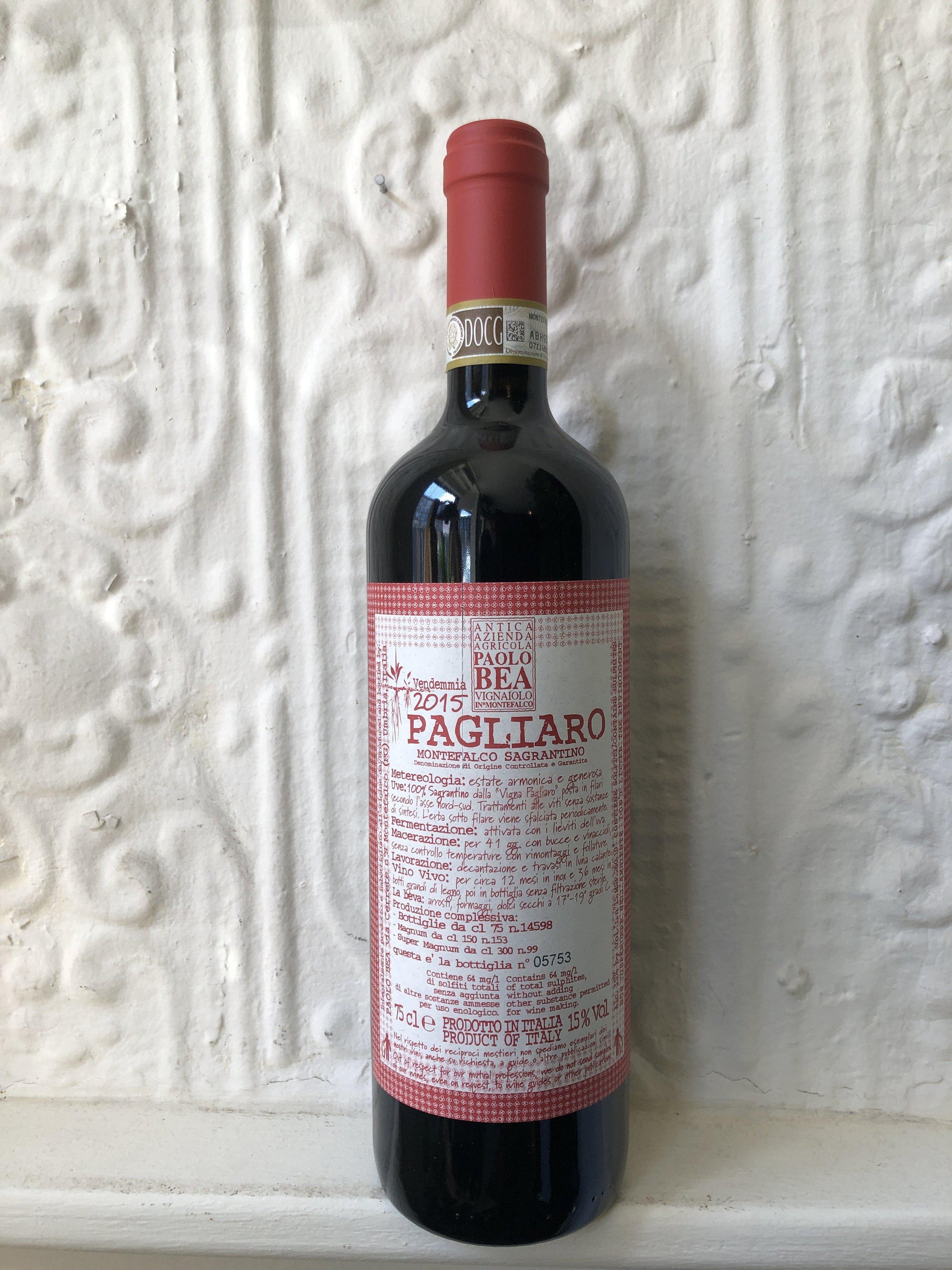 Montefalco Sagrantino "Pagliaro", Paolo Bea '15 (Umbria, Italy)-Wine-Bibber & Bell