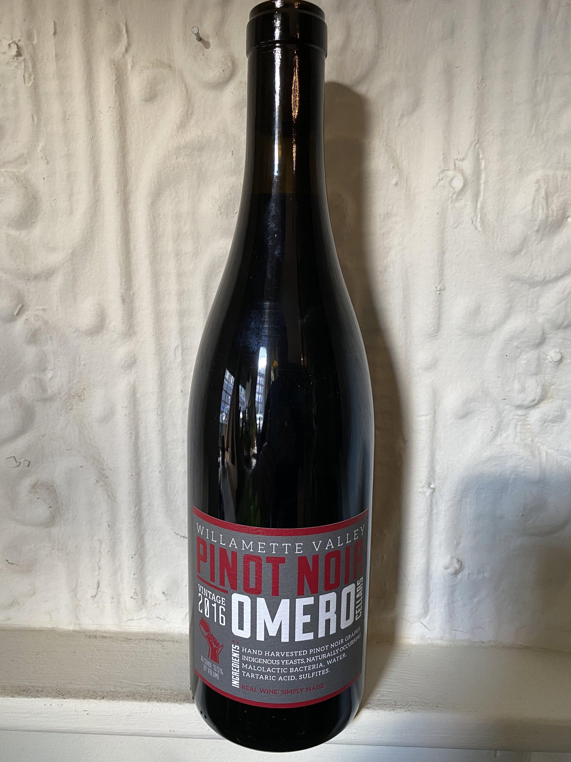 Pinot Noir, Omero Cellars 2016 (Wilamette Valley, Oregon)-Wine-Bibber & Bell