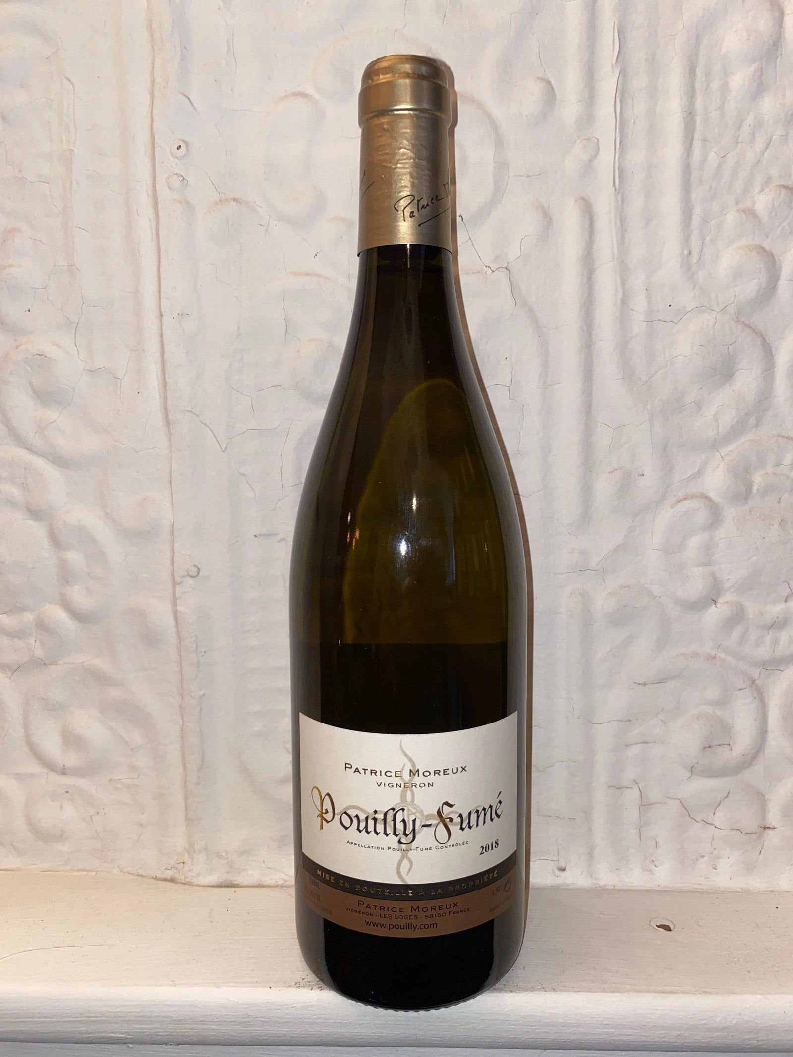 Pouilly-Fume "La Loges aux Moines", Patrice Moreux 2018 (Loire, France)-Bibber & Bell
