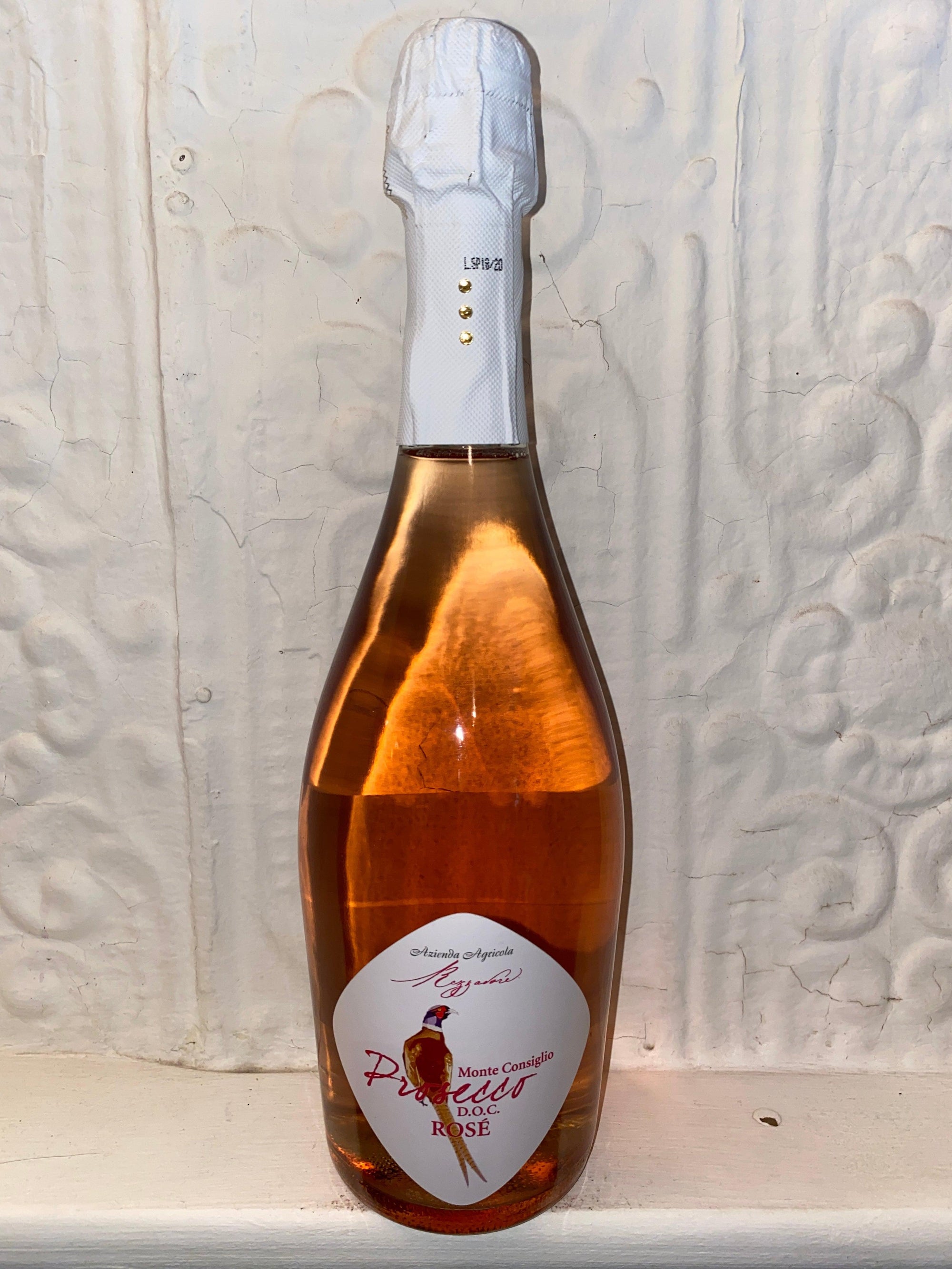 Prosecco Monte Consiglio Rosé, Rezzadore NV (Veneto, Italy)-Wine-Bibber & Bell