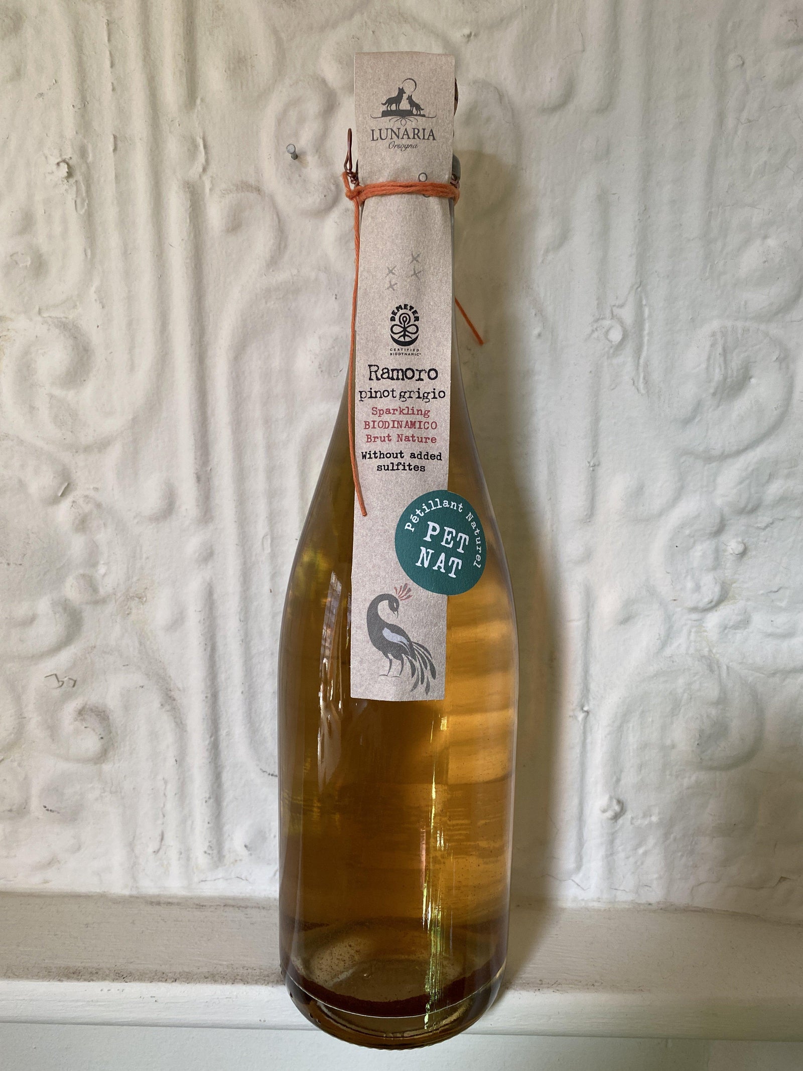 Ramoro Pinot Grigio Pet Nat, Orsogna Lunaria 2019 (Abruzzo, Italy)-Wine-Bibber & Bell