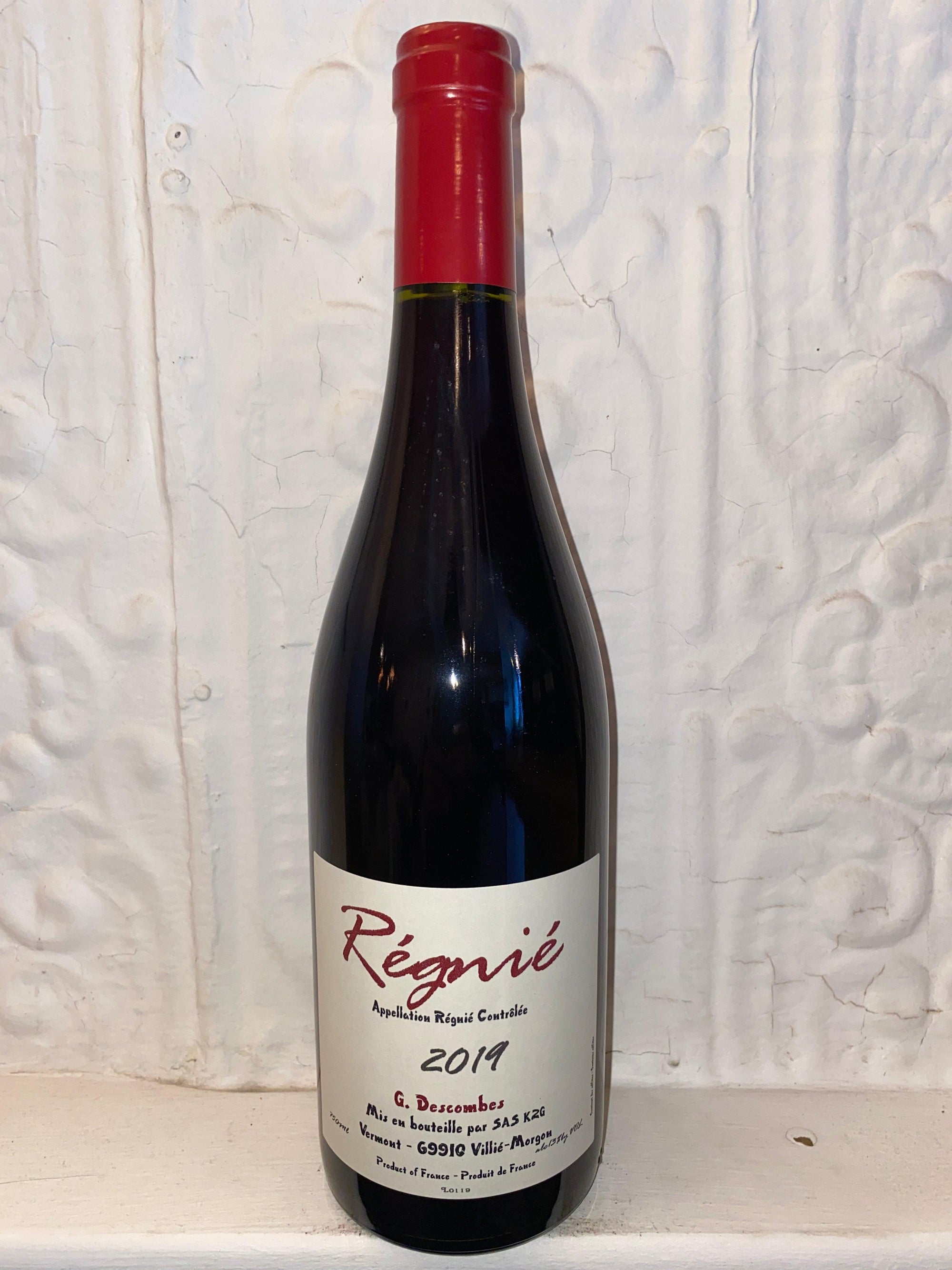 Regnie, Georges Descombes 2019 (Beaujolais, France)-Wine-Bibber & Bell