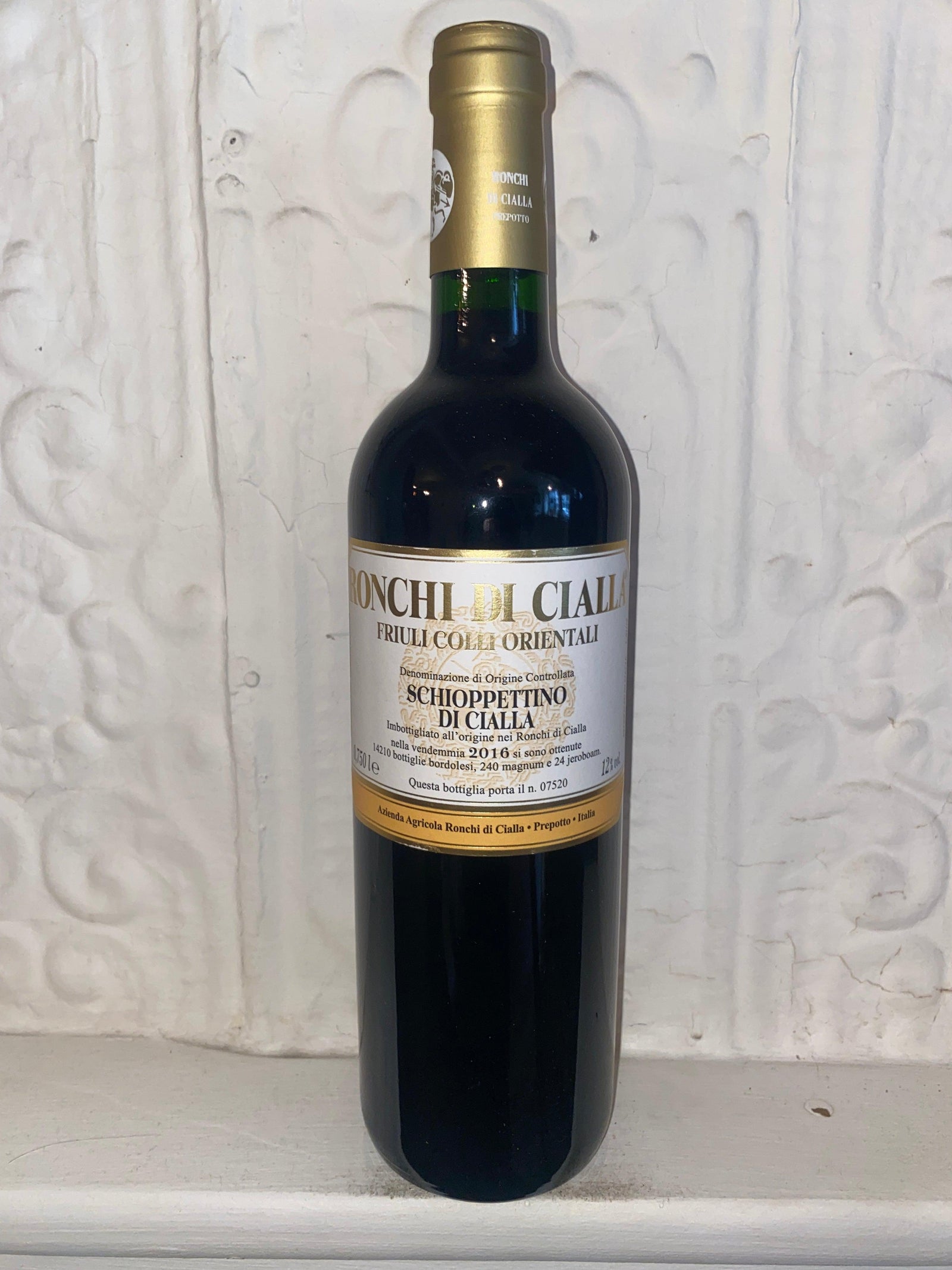 Schioppettino di Cialla, Ronchi di Cialla 2016 (Friuli, Italy)-Bibber & Bell