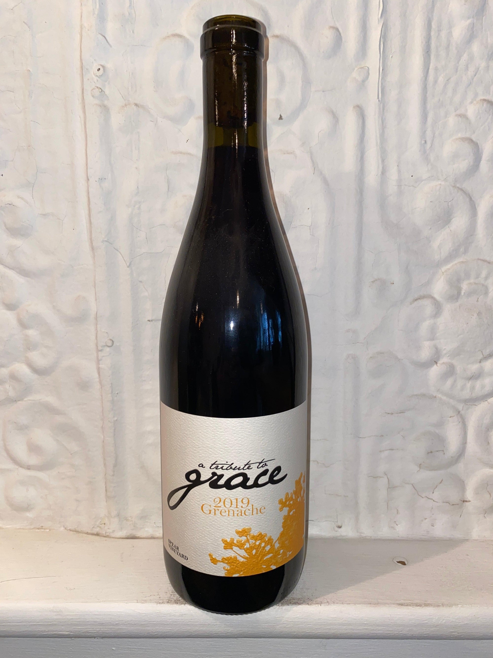 Spear Vineyard Grenache, A Tribute to Grace 2019 (Santa Barbara County, California)-Wine-Bibber & Bell