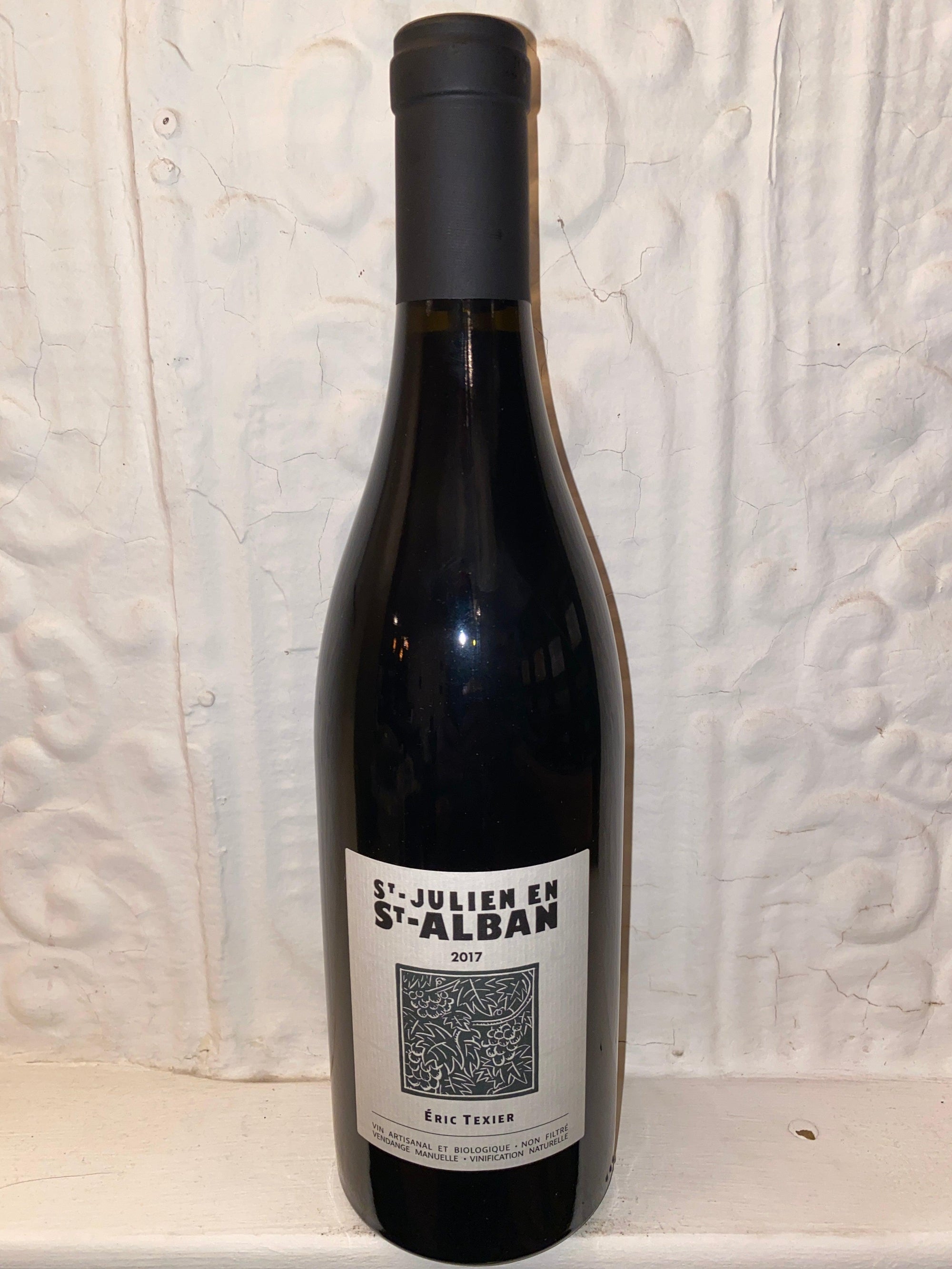 St Julien en St Alban Rouge, Eric Texier 2017 (Rhone, France)-Wine-Bibber & Bell