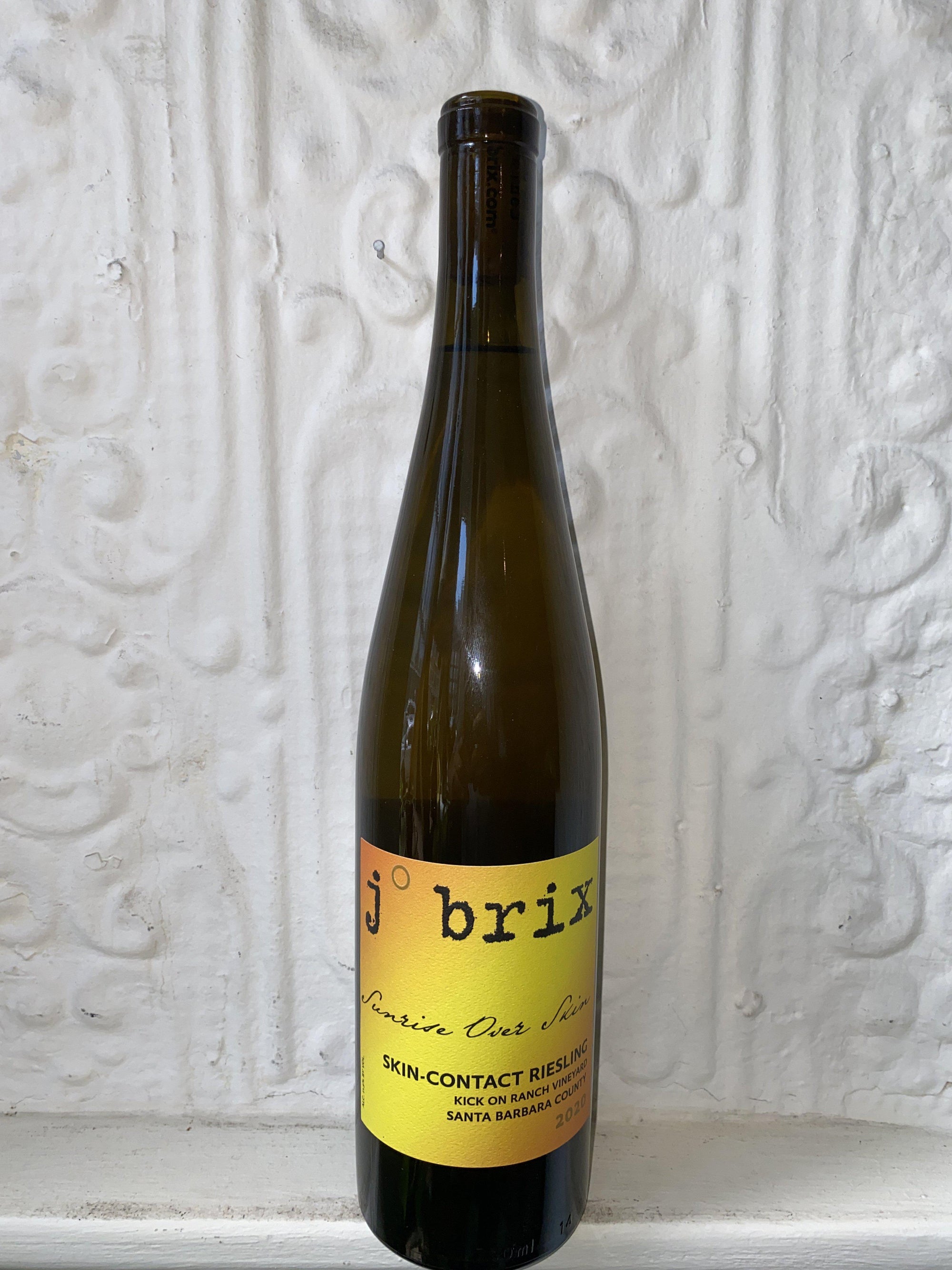 Sunrise Over Skin Riesling, J Brix 2020 (Santa Barbara County, California)-Wine-Bibber & Bell