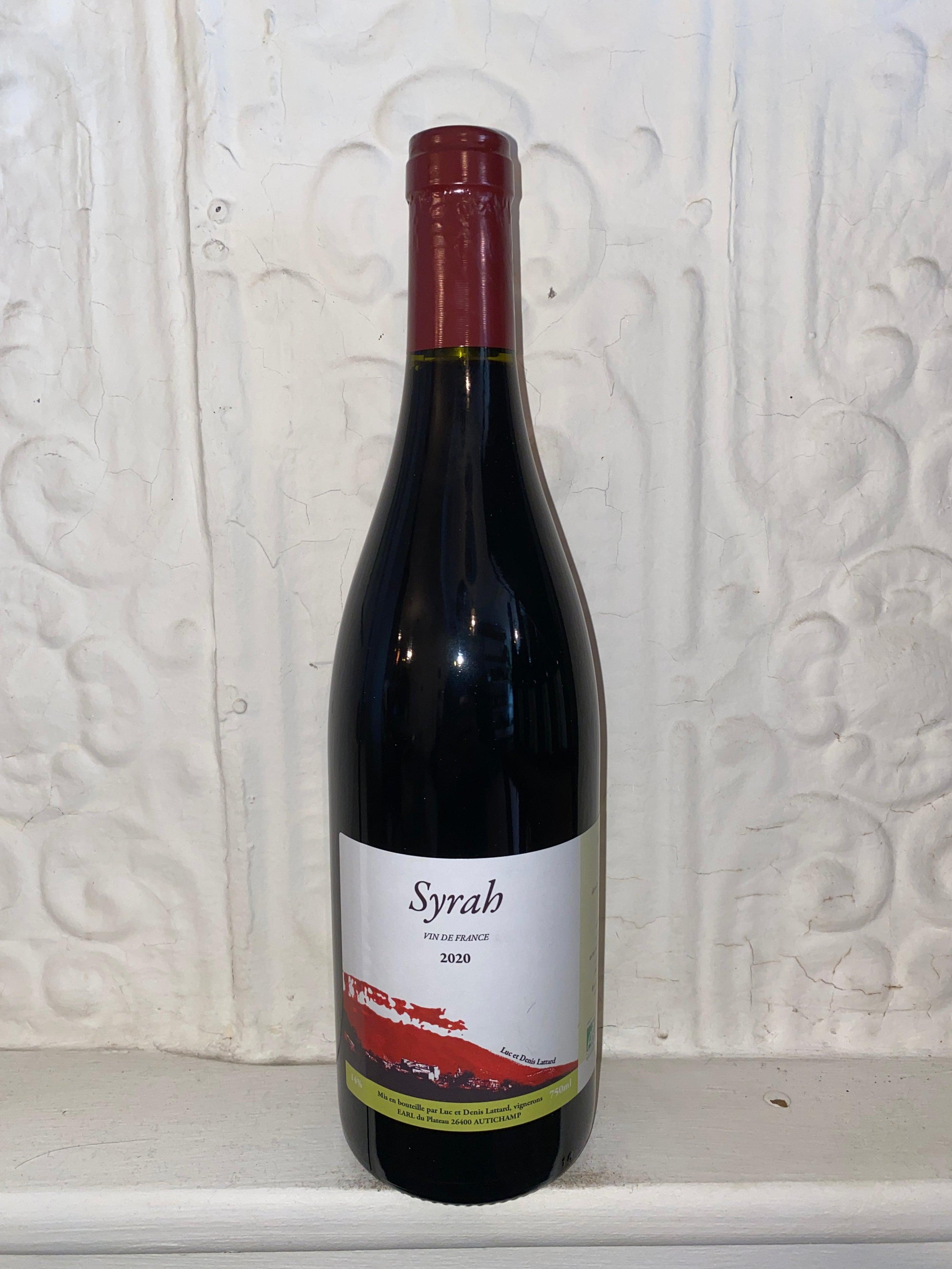 Syrah, Luc et Denis Lattard 2020 (Rhone Valley, France)-Bibber & Bell