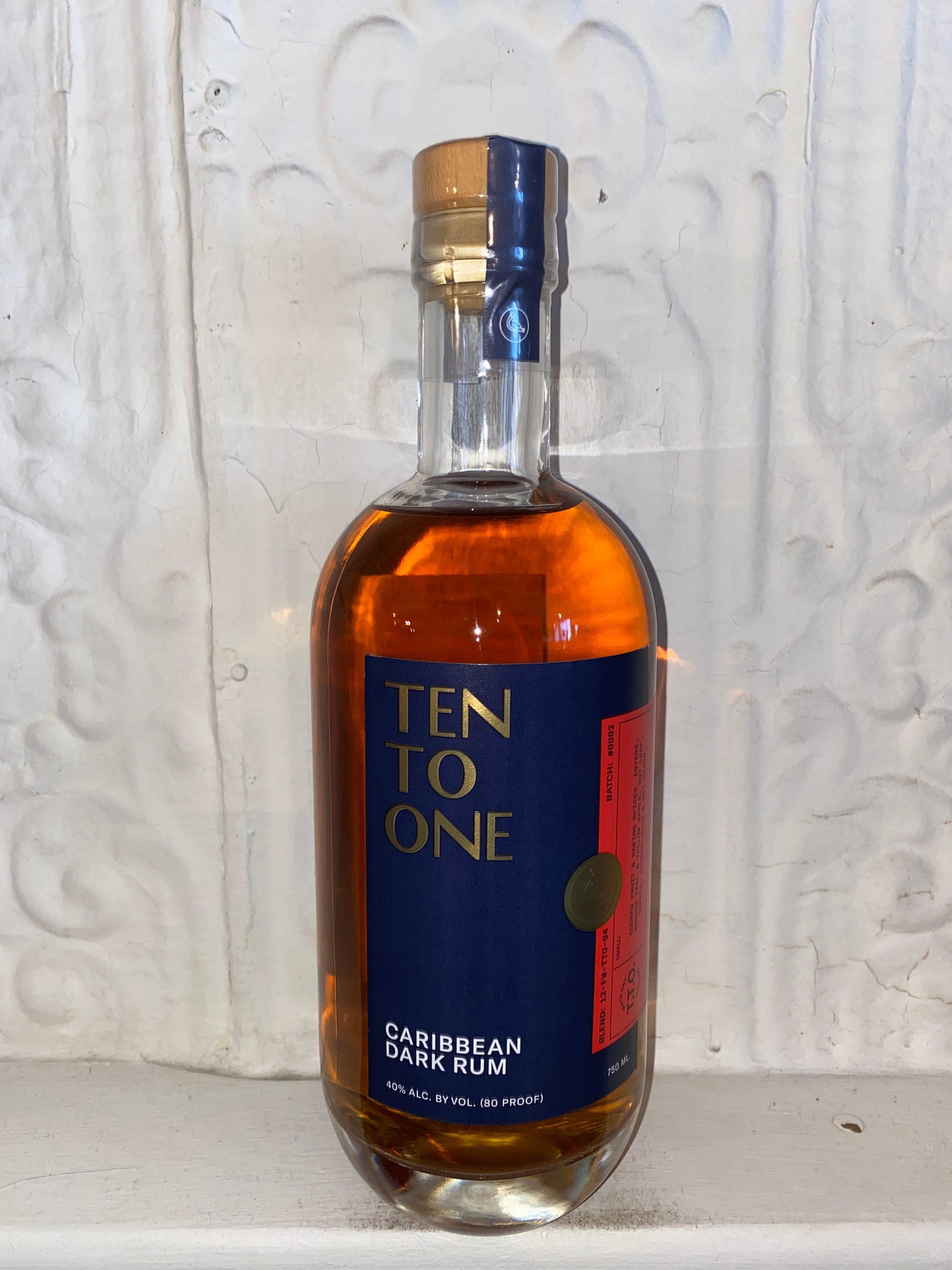 Ten to One Caribbean Dark Rum (Caribbean Islands)-Spirits-Bibber & Bell