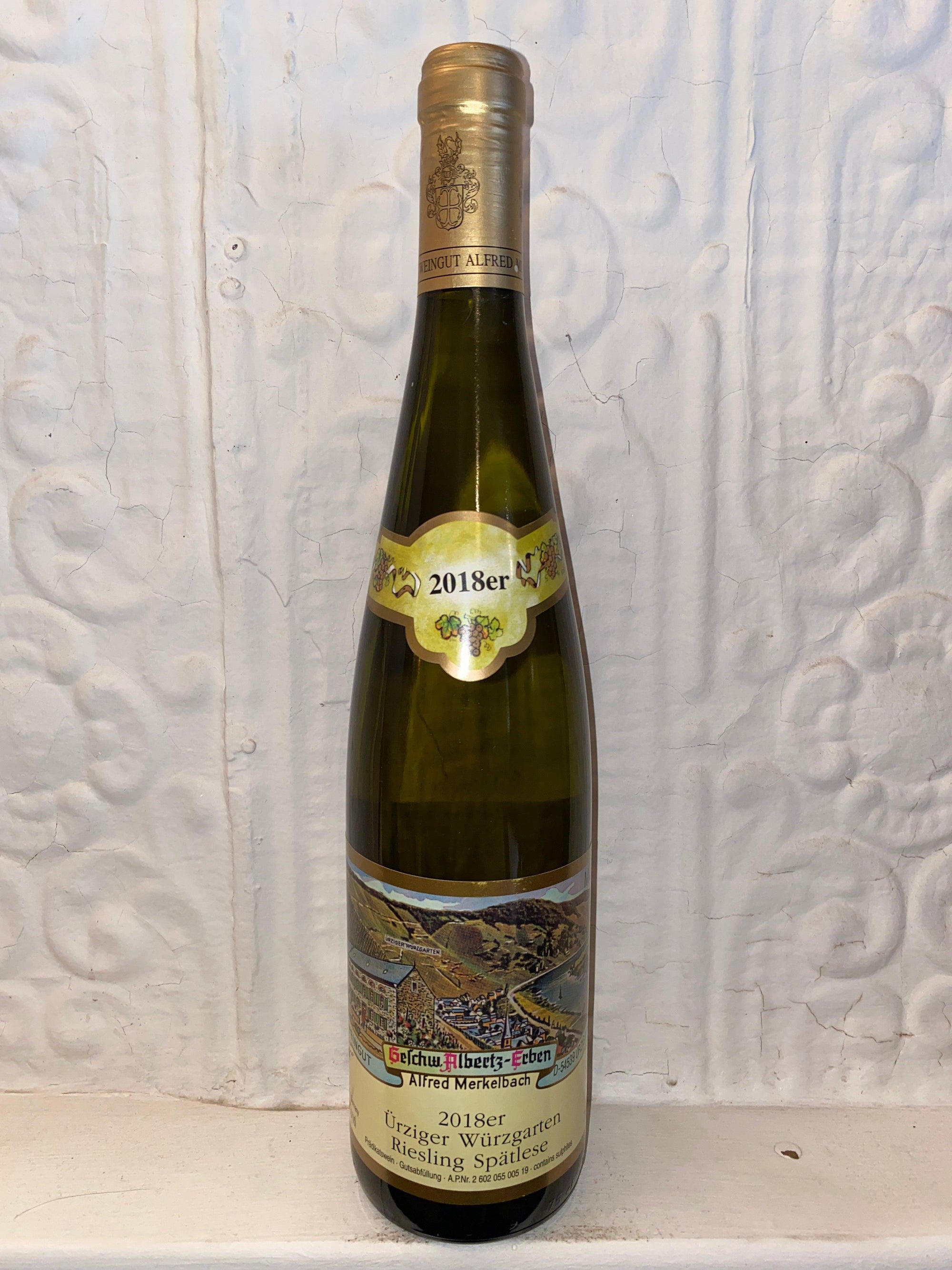 Urziger Wurzgarten Riesling Spatlese, Merkelbach 2018 (Mosel, Germany)-Wine-Bibber & Bell