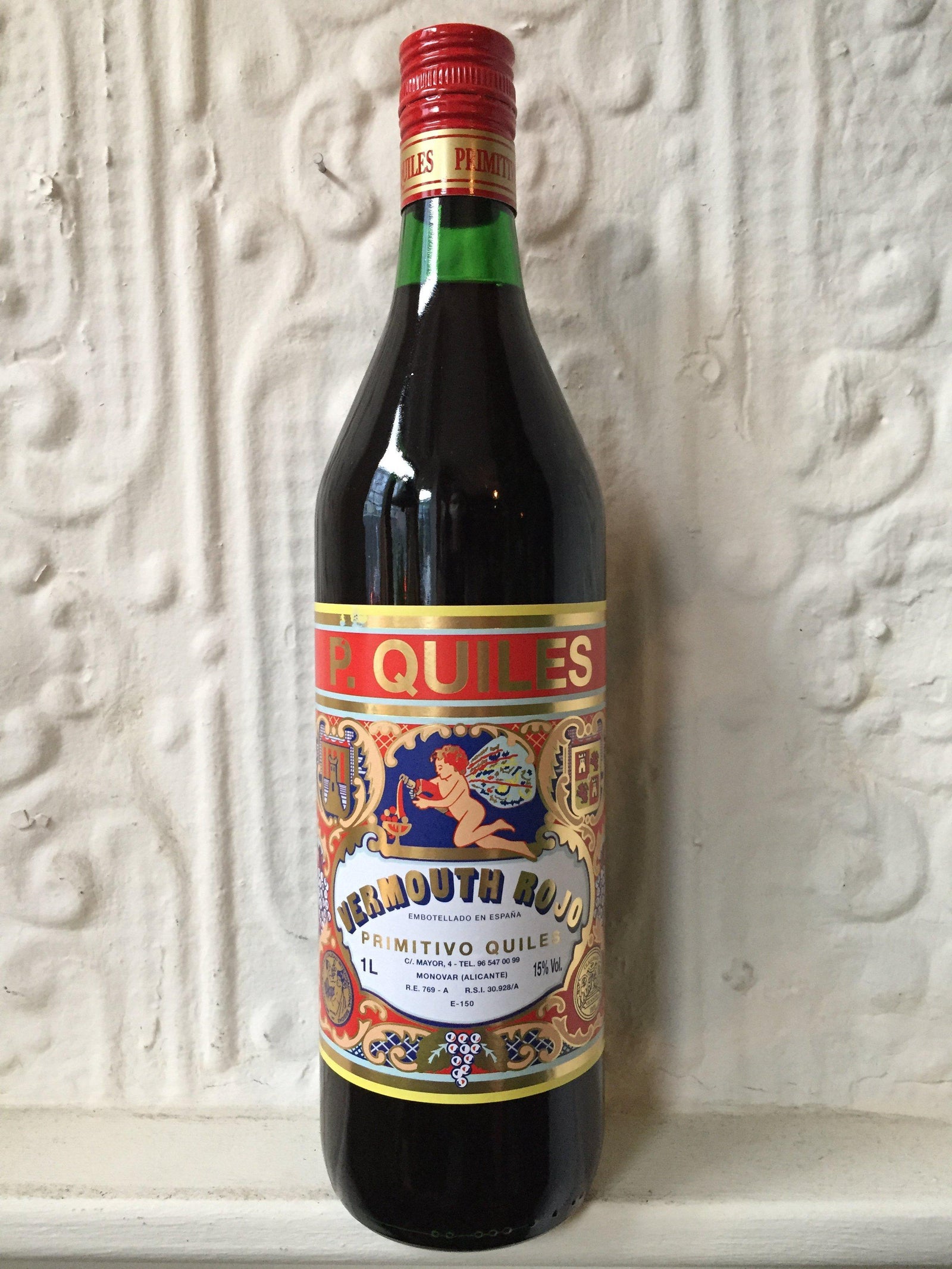 Vermouth Rojo (Liter), Primitivo Quiles (Alicante, Spain)-Spirits-Bibber & Bell