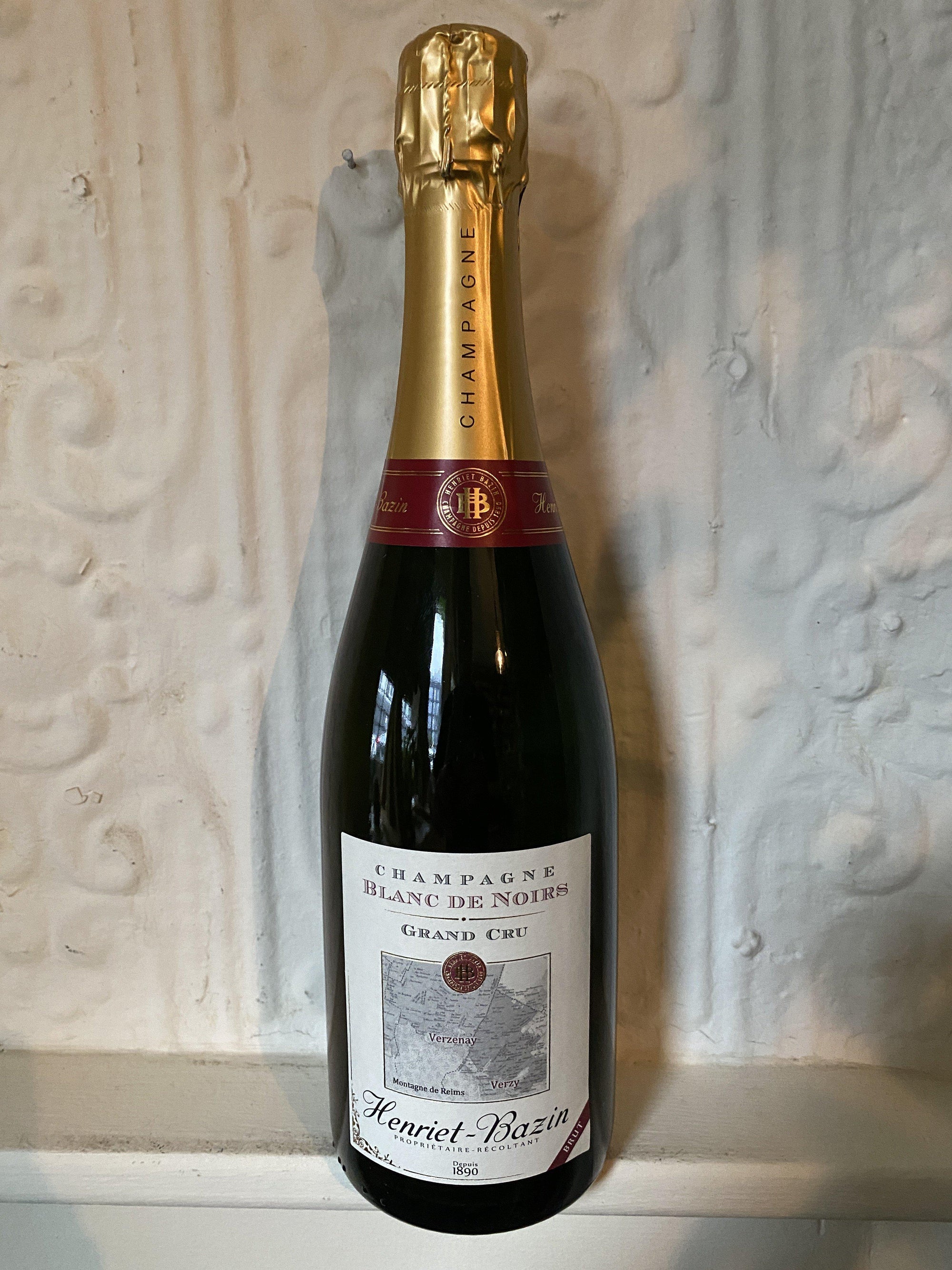 Blanc de Noirs Grand Cru, Henriet Bazan NV (Champagne, France)-Wine-Bibber & Bell